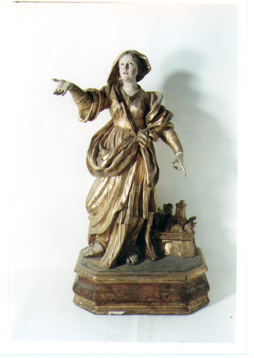 Santa (scultura) di Fumo Nicola (fine/inizio secc. XVII/ XVIII)