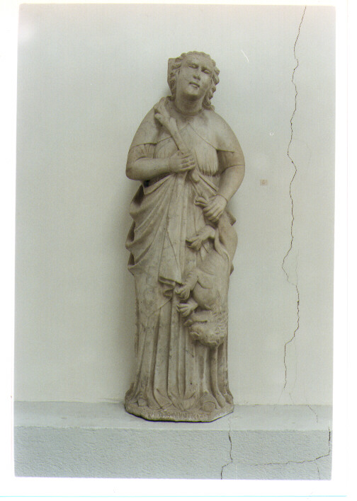 fortezza (statua) - bottega napoletana (ultimo quarto sec. XIII)
