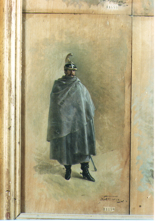 figura maschile (dipinto) di De Maria Francesco (seconda metà sec. XIX)