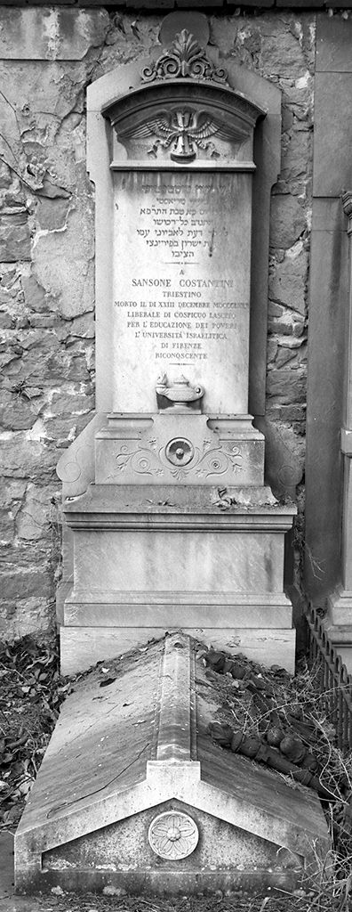 monumento funebre di Treves Marco - produzione fiorentina (sec. XIX)