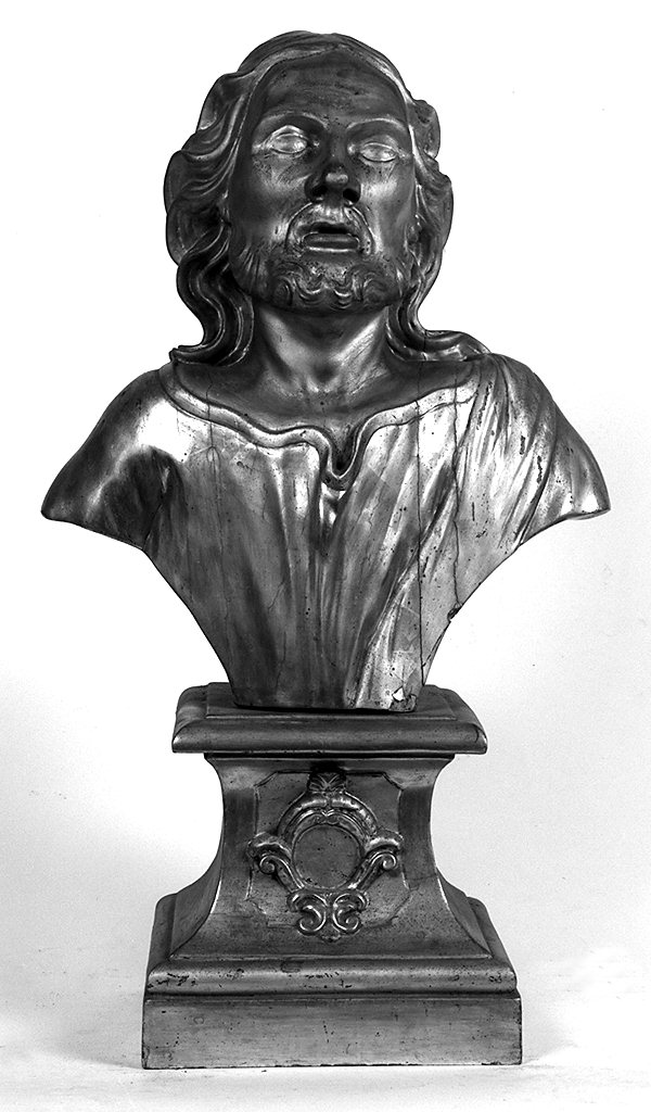 santo (reliquiario - a busto) - produzione lucchese (seconda metà sec. XVIII)