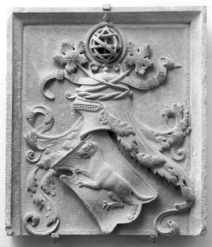 stemma gentilizio (rilievo) - produzione toscana (seconda metà sec. XV)