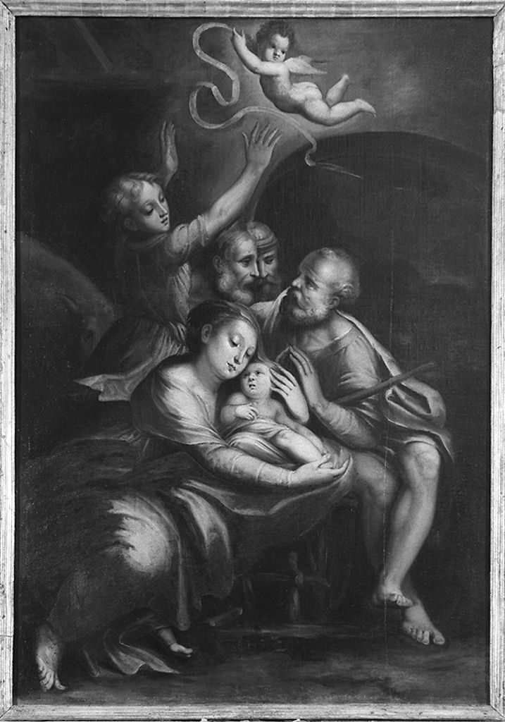 Sacra Famiglia (dipinto) - ambito toscano (metà sec. XVI)