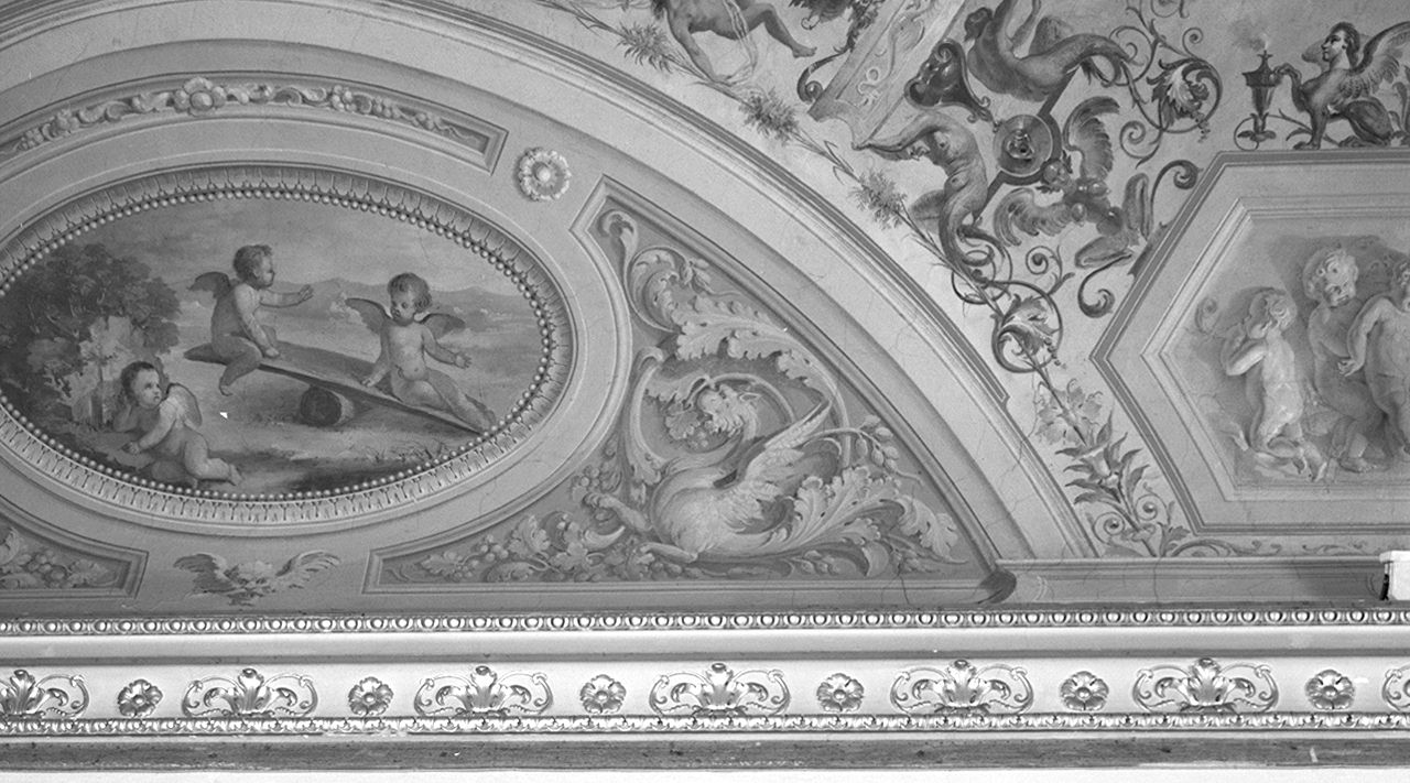 cornice architettonica - bottega fiorentina (sec. XIX)