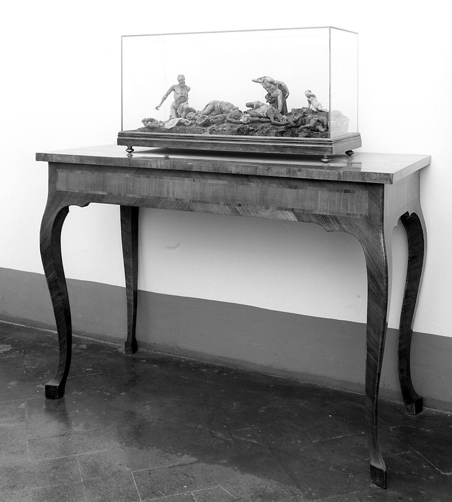 tavolino, serie - manifattura fiorentina (ultimo quarto sec. XVIII)