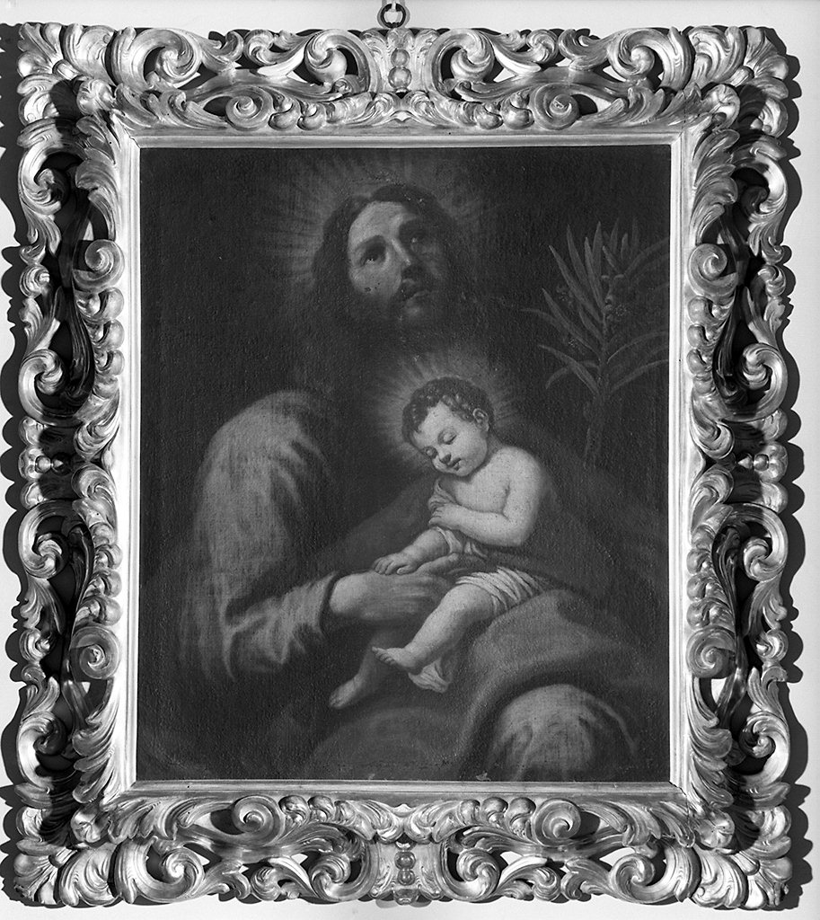 San Giuseppe e Gesù Bambino (dipinto) - ambito toscano (secc. XVII/ XVIII)