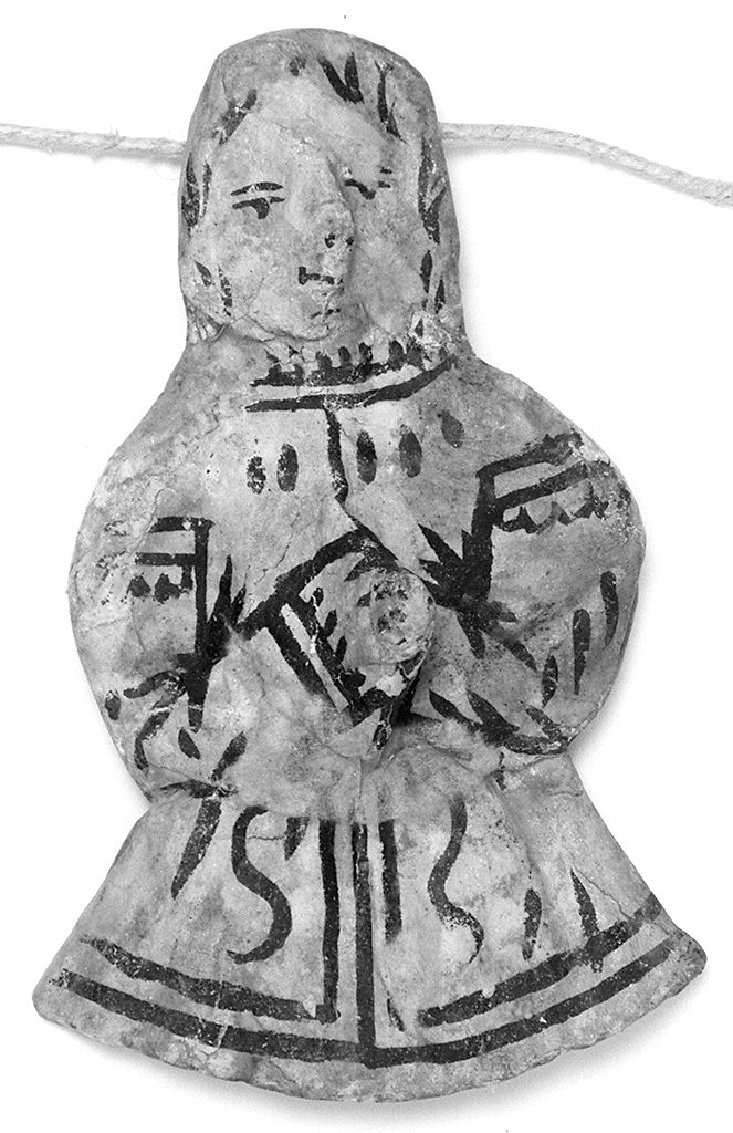 busto di figura orante (ex voto antropomorfo) - valdelsano (secc. XVII/ XVIII)