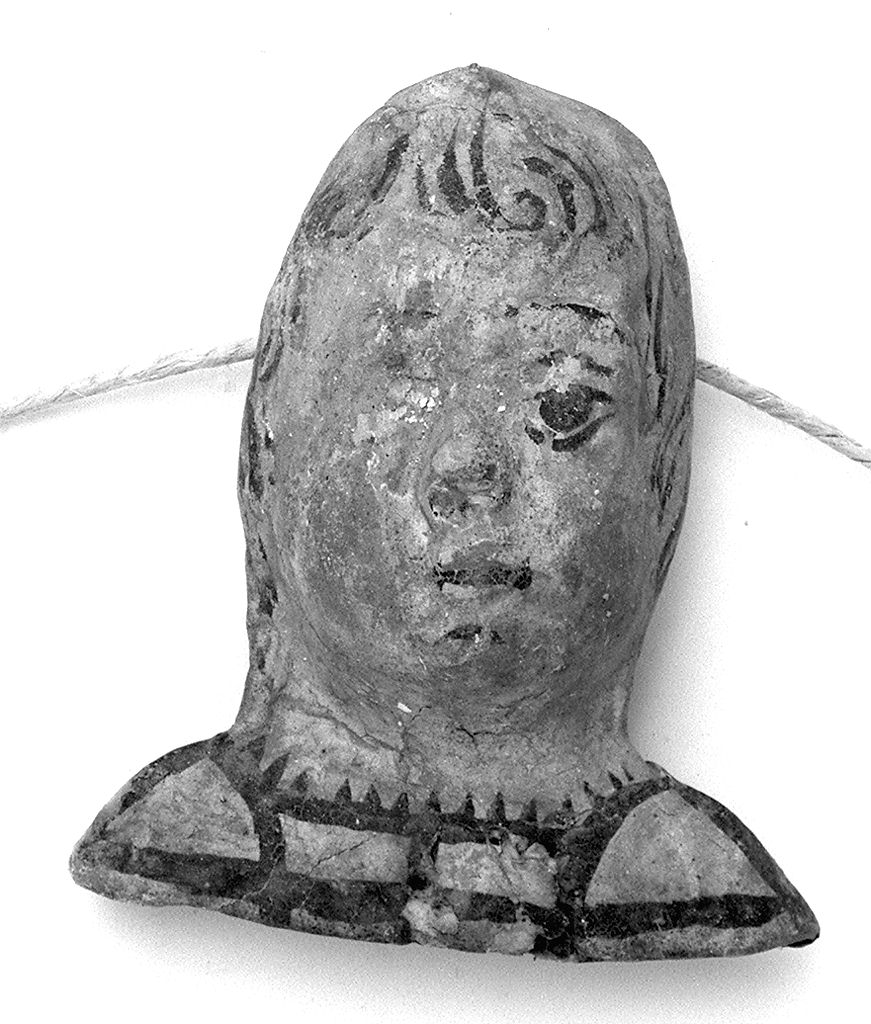 figura a mezzo busto (ex voto antropomorfo) - valdelsano (secc. XVI/ XIX)