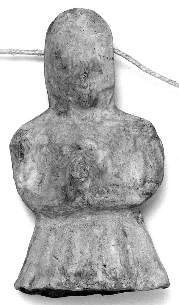 busto di figura orante (ex voto antropomorfo) - valdelsano (secc. XVII/ XVIII)