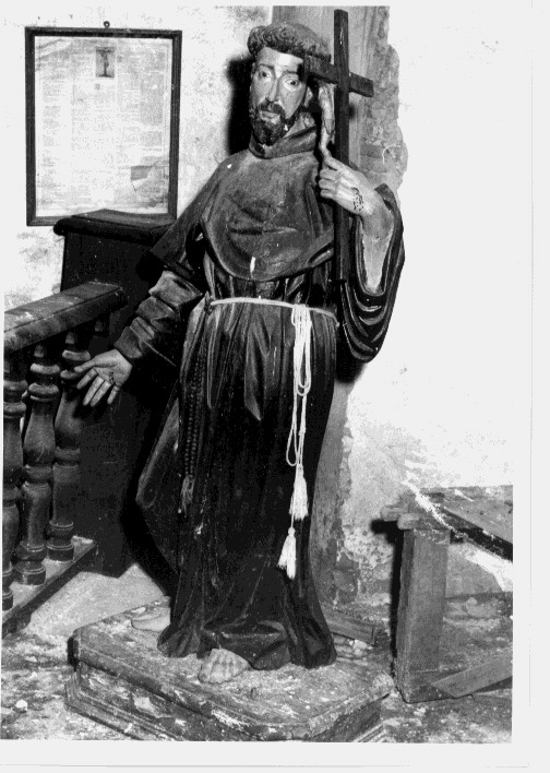 San Francesco d'Assisi (statua) - ambito Italia meridionale (sec. XVIII)