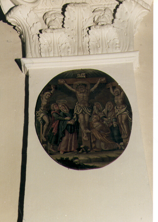 XII stazione: Gesù innalzato e morto in croce (dipinto)