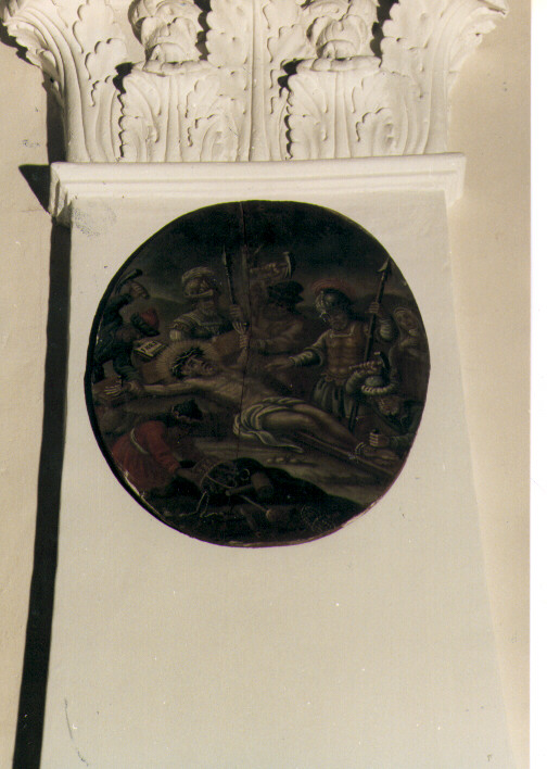 XI stazione: Gesù inchiodato alla croce (dipinto)