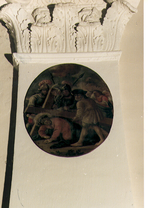IX stazione: Gesù cade sotto la croce la terza volta (dipinto)