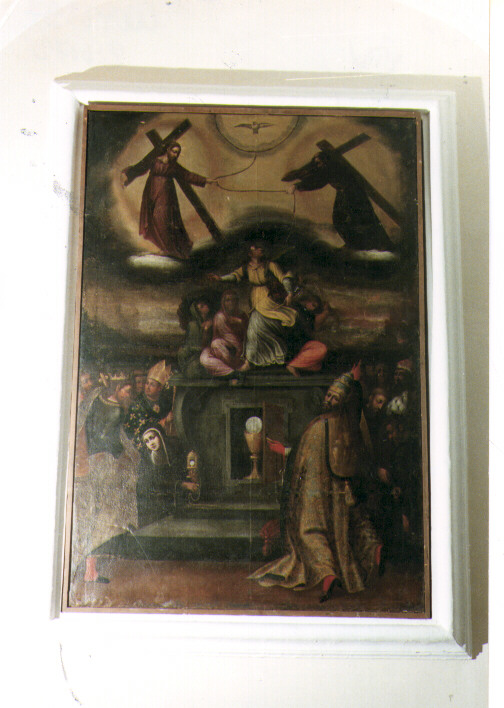 Adorazione Eucaristica (dipinto) - ambito romano (sec. XVI)