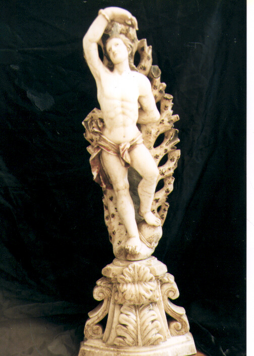 San Sebastiano (statuetta) - ambito abruzzese (fine/inizio secc. XVI/ XVII)