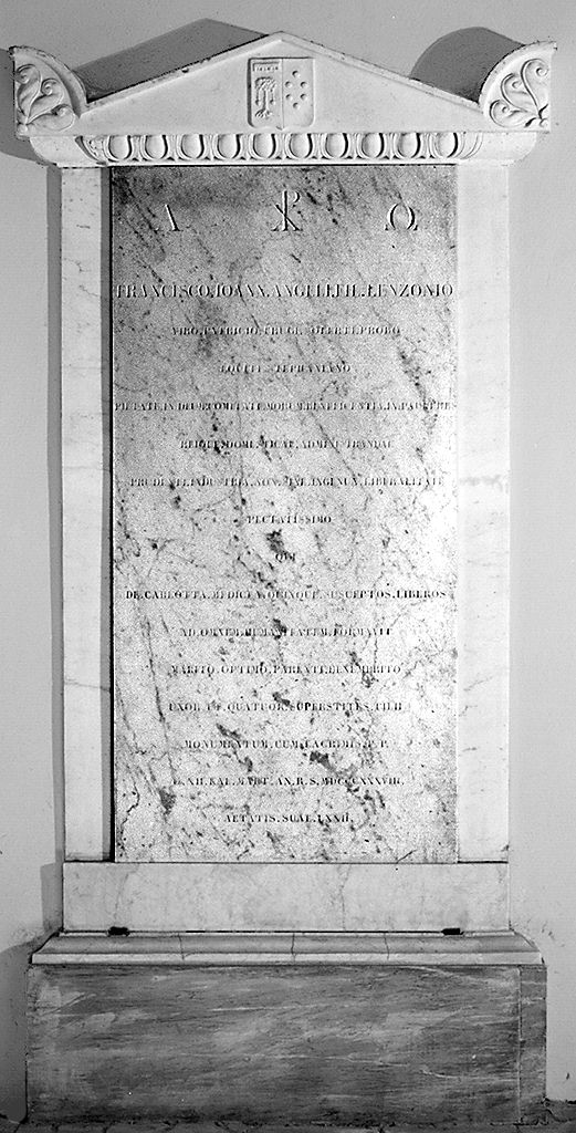 stele funeraria - ambito toscano (sec. XIX)