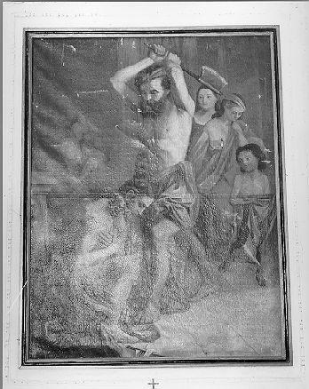 DECAPITAZIONE DI SAN GIOVANNI BATTISTA (dipinto) - ambito italiano (sec. XVII)