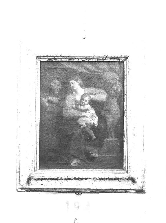Sacra Famiglia (dipinto, opera isolata) - ambito italiano (sec. XVII)