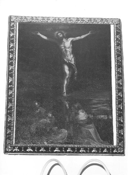 crocifissione di Cristo (dipinto) - ambito genovese (seconda metà sec. XVI)
