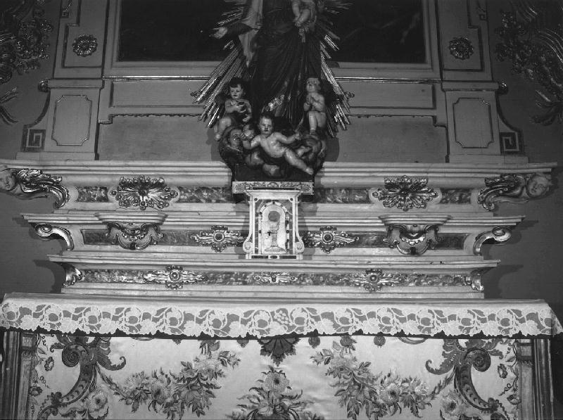gradino d'altare di De Marchi Carlo (secondo quarto sec. XVIII)