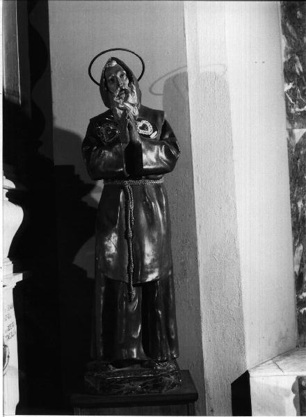 Santo (statua, opera isolata) - PRODUZIONE GENOVESE (secc. XIX/ XX)