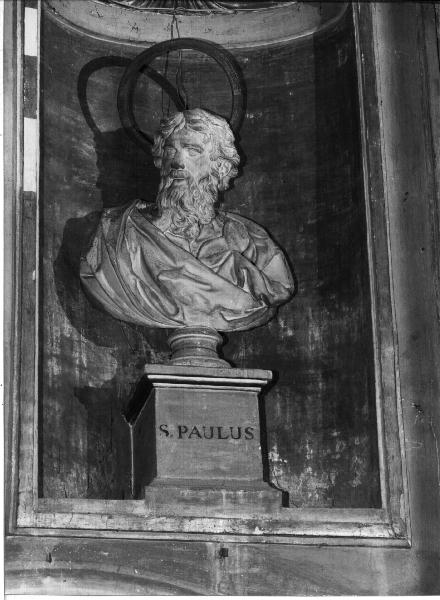 San Paolo (busto, elemento d'insieme) di Traverso Nicolò Stefano (sec. XIX)