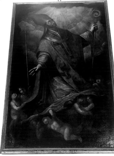 gloria di San Carlo Borromeo (dipinto, opera isolata) di Procaccini Giulio Cesare (attribuito) (primo quarto sec. XVII)