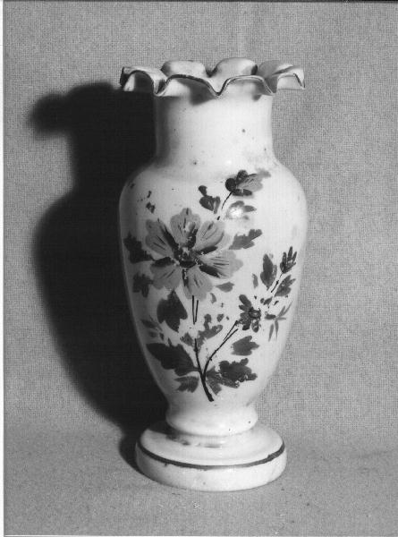 fiori (vaso da fiori, elemento d'insieme) - PRODUZIONE LIGURE (prima metà sec. XX)