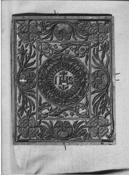 motivi decorativi floreali (reliquiario - a tabella, opera isolata) - PRODUZIONE LIGURE (prima metà sec. XX)