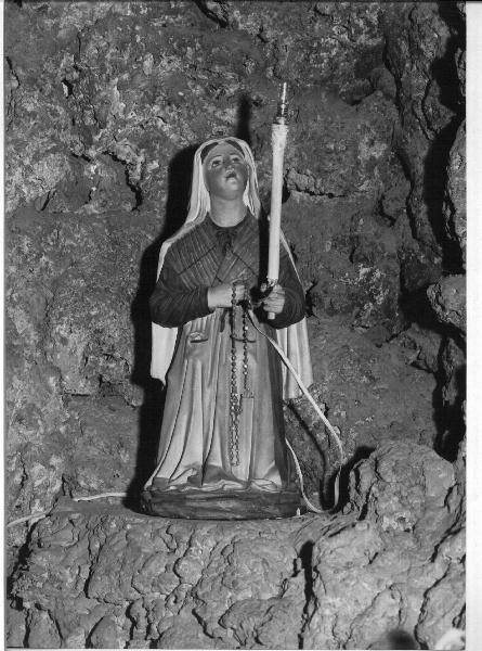 Santa Bernardette (statua, elemento d'insieme) - PRODUZIONE LIGURE (secc. XIX/ XX)