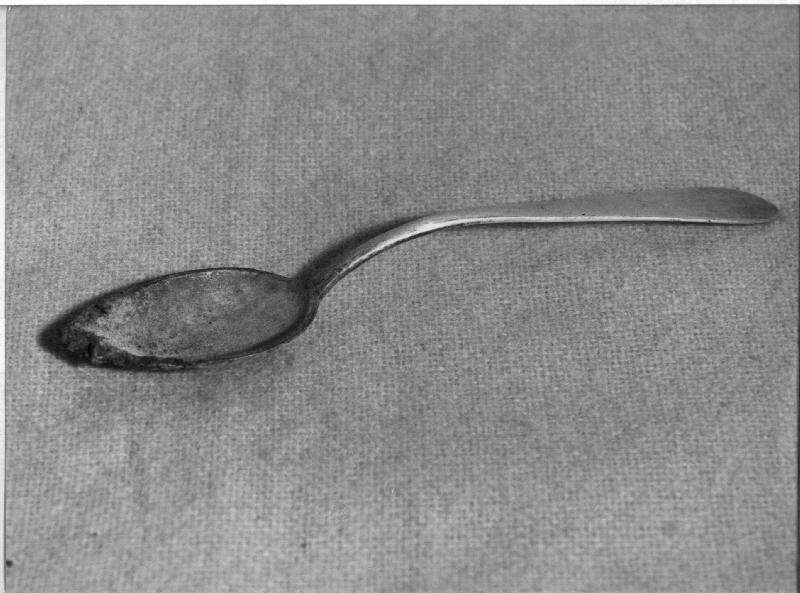 cucchiaio per incenso, elemento d'insieme - bottega ligure (sec. XIX)
