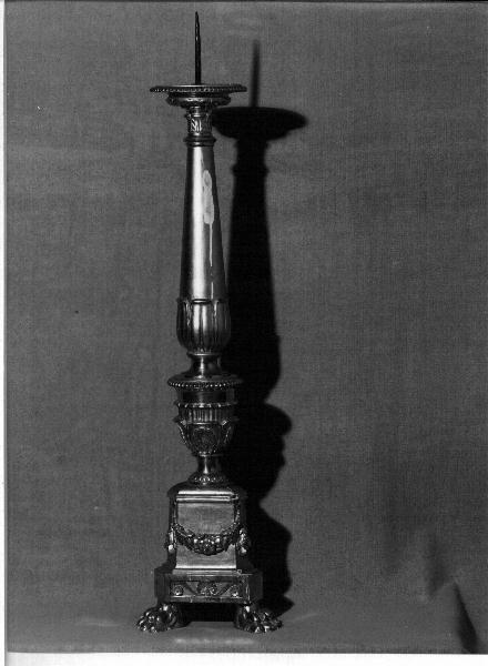 candelabro, serie - PRODUZIONE LIGURE (secondo quarto sec. XIX)