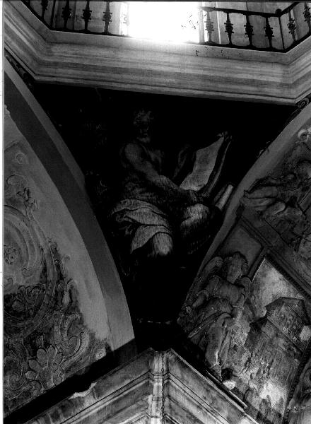 San Marco Evangelista (dipinto, elemento d'insieme) di Piola Paolo Gerolamo (ultimo quarto sec. XVII)