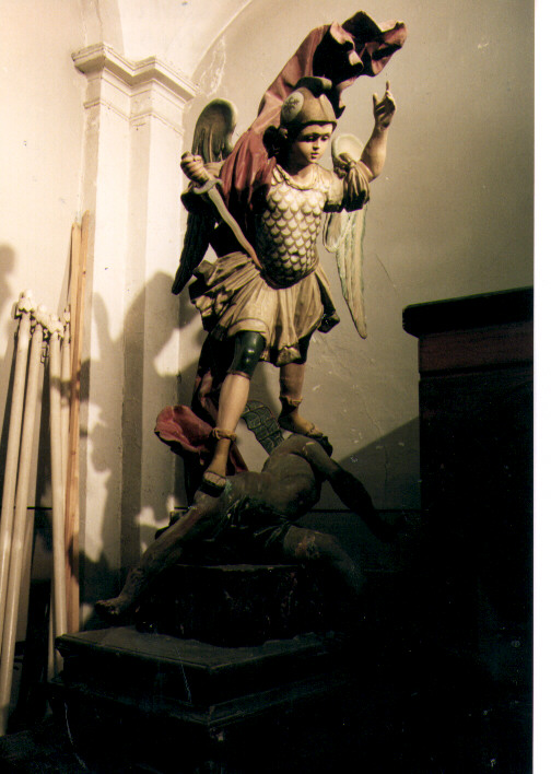 San Michele Arcangelo (statua) - ambito abruzzese (inizio sec. XIX)