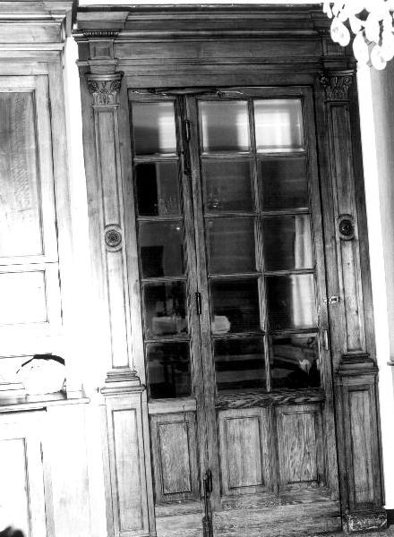 porta finestra, opera isolata - bottega ligure (primo quarto sec. XX)
