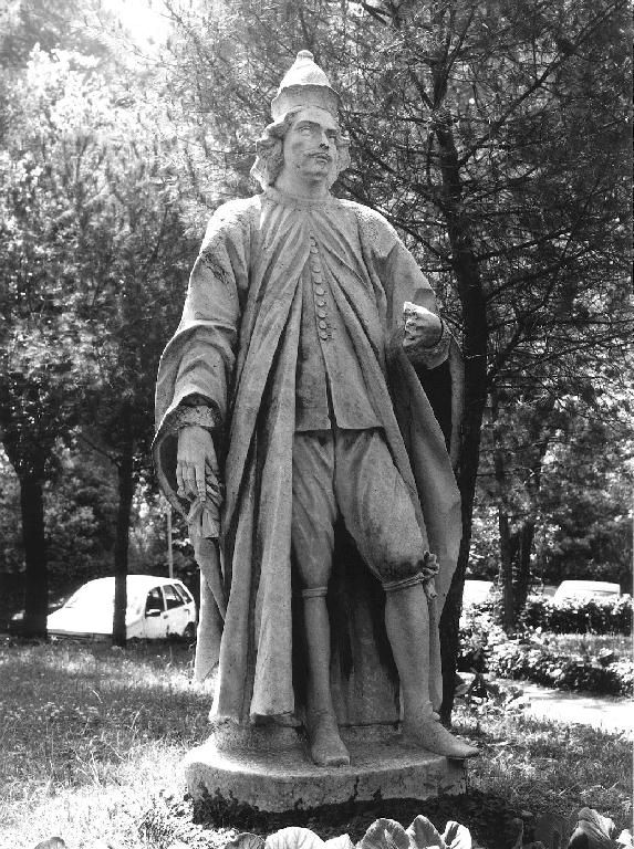 figura maschile (statua, opera isolata) - bottega ligure (seconda metà sec. XVII)