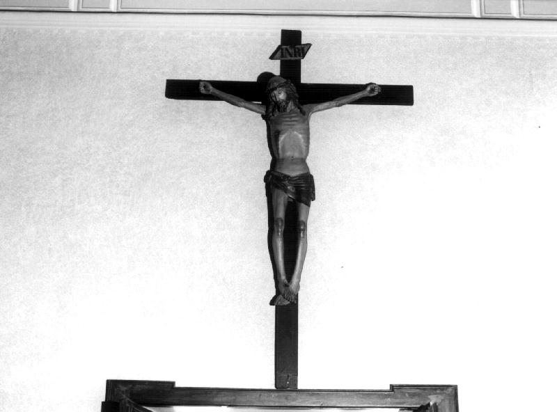 Cristo crocifisso (crocifisso, opera isolata) - bottega tedesca (sec. XV)