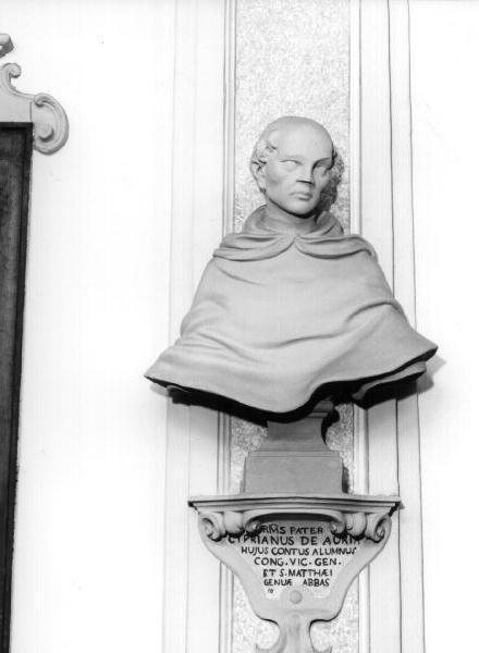 ritratto di padre Cipriano D'Oria (busto, elemento d'insieme) di Schiaffino Bernardo (sec. XVIII)