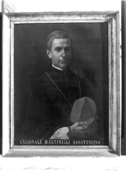 ritratto del cardinale Martinelli (dipinto, elemento d'insieme) - ambito romano (sec. XIX)