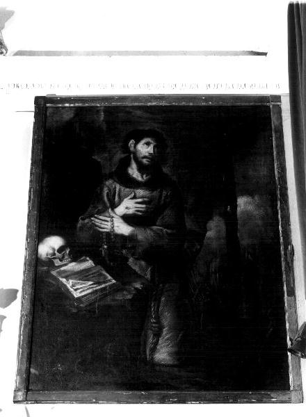 San Francesco d'Assisi (dipinto, opera isolata) - ambito genovese (secc. XVII/ XVIII)