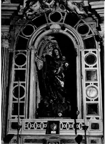 MADONNA DEL ROSARIO (statua, elemento d'insieme) di Maragliano Anton Maria (scuola) (seconda metà sec. XVIII)