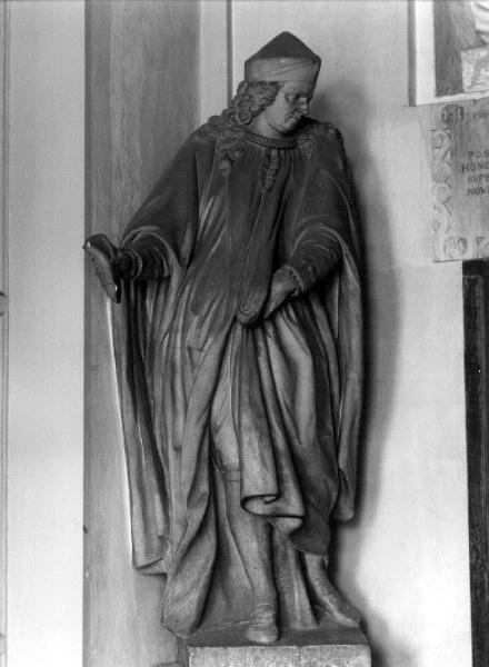 figura maschile (statua, elemento d'insieme) - bottega genovese (ultimo quarto sec. XVIII)