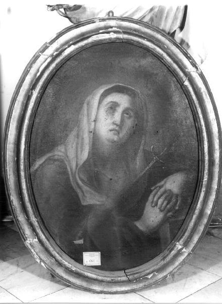 MADONNA ADDOLORATA (dipinto, elemento d'insieme) - ambito ligure (ultimo quarto sec. XVIII)