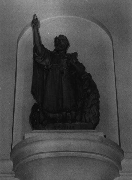 Sant'Elia profeta (statua, elemento d'insieme) di Carli Domenico (ultimo quarto sec. XIX)