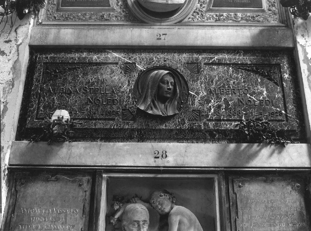 MADONNA (monumento funebre, opera isolata) - PRODUZIONE LIGURE (secondo quarto sec. XX)