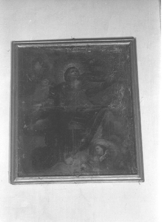 Madonna Assunta con angeli (dipinto, opera isolata) - ambito ligure (ultimo quarto sec. XIX)
