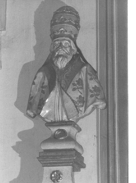 Santo vescovo (busto, opera isolata) - bottega ligure (fine sec. XIX)