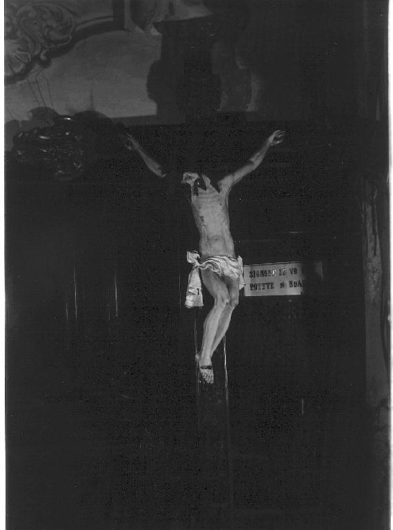 Cristo crocifisso (crocifisso, opera isolata) - bottega ligure (seconda metà sec. XIX)