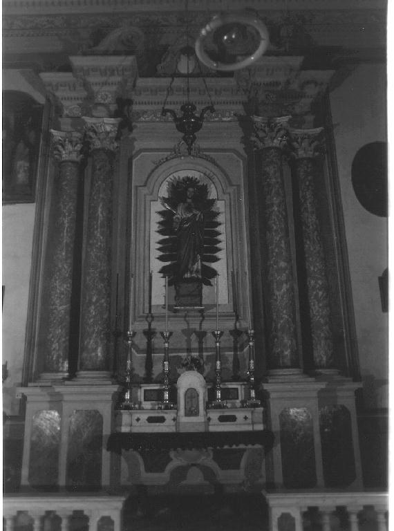 altare, elemento d'insieme - PRODUZIONE LIGURE (fine sec. XIX)