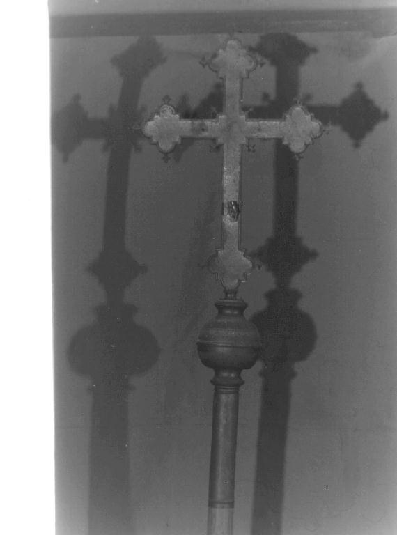 croce processionale, opera isolata - PRODUZIONE LIGURE (prima metà sec. XX)